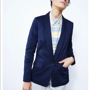 Wildfang Essential Tux Blazer in Navy - NEW w tags